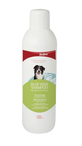 [6970117120837] Bioline Aloe Vera Sensitive Skin Dog Shampoo - 1L