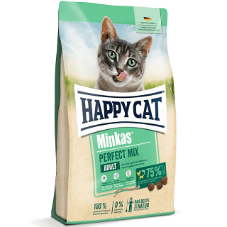 [4001967074321] Happy Cat Minkas Perfect Mix Perfect Mix Dry Cat Food Bag 10kg