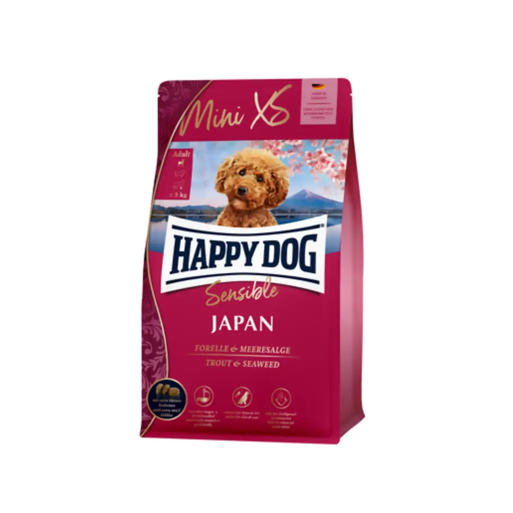 Happy Dog Mini XS Japan Dry Food Bag 1.3 KG