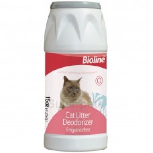 Bioline Natural Fragrance-Free Cat Litter Deodorizer - 425g
