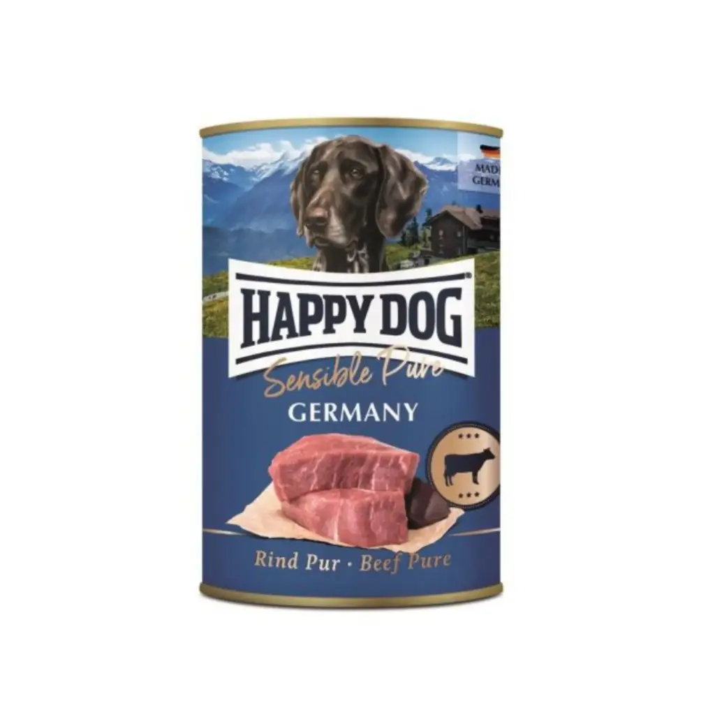 Happy Dog Pure Duck Wet Food Can 400 G
