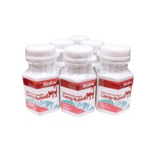 Bioline Catnip Bubbles Play Stimulant for Cats - 17.7ml