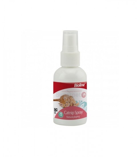 [6970117120110] Bioline Catnip Spray Play Stimulant for Cats - 50ml