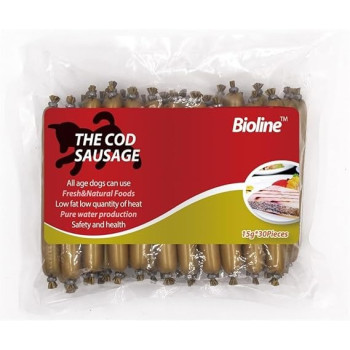 [6970117122367] Bioline Chicken Sausage Training Treats - 15g x 30