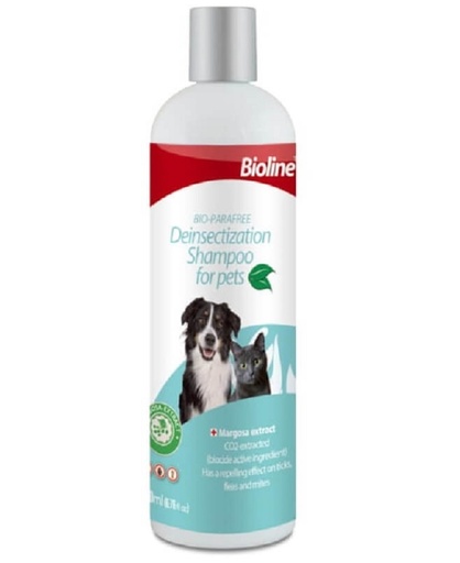 [6970117122930] Bioline Anti-Parasitic Deinsectization Pet Shampoo - 200ml