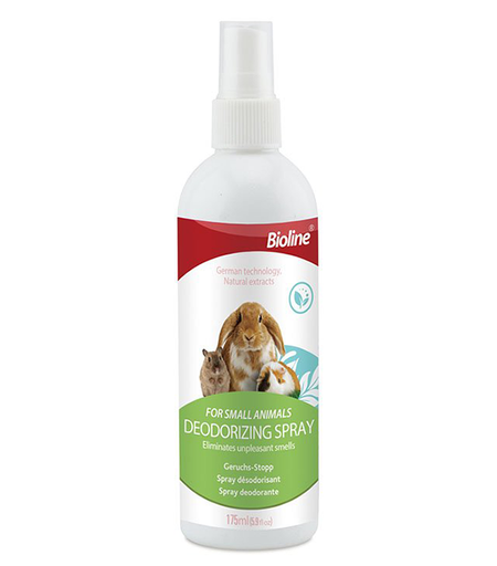 Bioline Deodorizing Spray for Small Pets - 175ml Fresh Scent & Odor Control