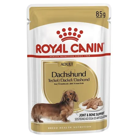 [RO267250] Royal Canin Breed Health Nutrition Dachshund Adult Wet Food Pouch 12x85g