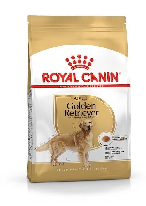 Royal Canin Breed Health Nutrition Golden Retriever Adult Dry Food Bag 12 KG