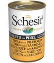Schesir Can Wet Food Tuna With Pilchards Rich & Natural Wet Cat Food Can 140g
