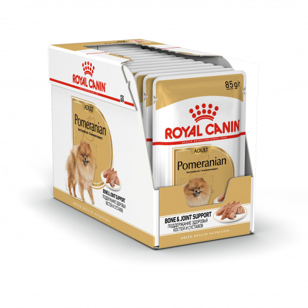 Royal Canin Breed Health Nutrition Pomeranian Wet Food Pouch 12x85g
