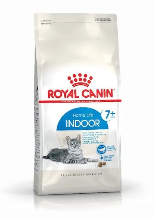 [RO229660] Royal Canin Feline Health Nutrition Indoor 7+ Indoor 7+ Healthy Aging & Vitality Senior Indoor Dry Cat Food Bag 1.5kg (1.5 kg)