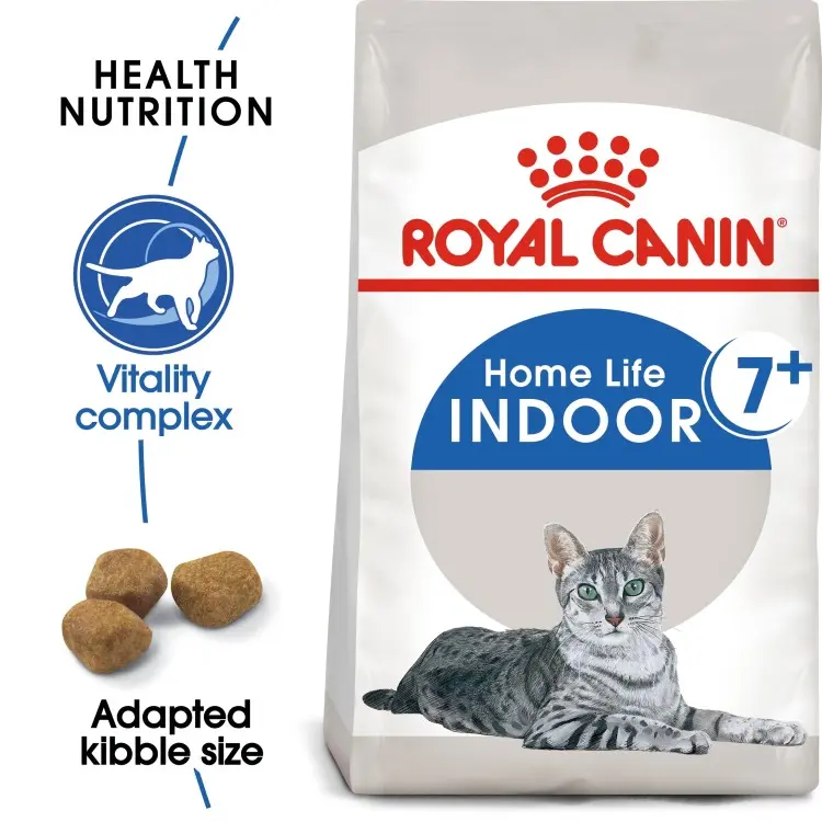 [RO229670] Royal Canin Feline Health Nutrition Indoor 7+ Indoor 7+ Healthy Aging, Odor & Urinary Support Senior Dry Cat Food Bag 3.5kg