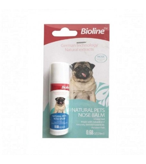 [6970117123357] Bioline Natural Nose Balm Soothing Care for Dogs & Cats - 20ml