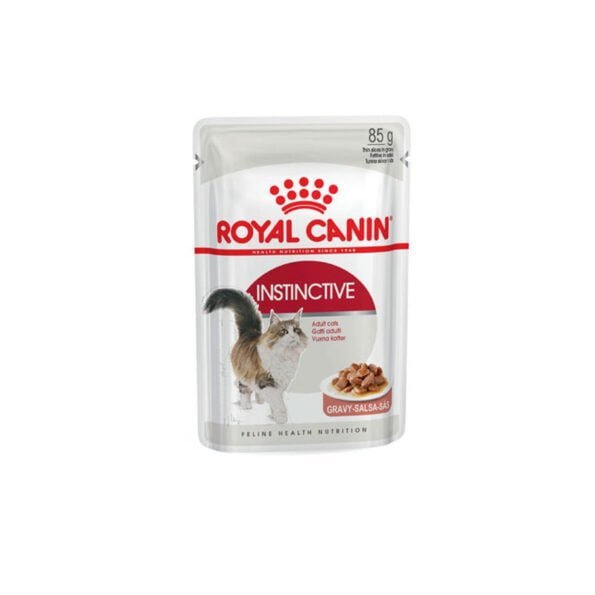 [RO226850] Royal Royal Canin Feline Health Nutrition Instinctive Adult Jelly Instinctive Adult Optimal Health Wet Cat Food Pouch 12x85g (Cat) – 85g