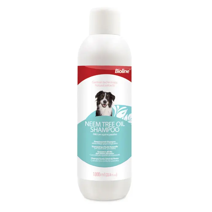 [6970117120868] Bioline Neem Tree Oil Anti-Parasite Dog Shampoo - 1L
