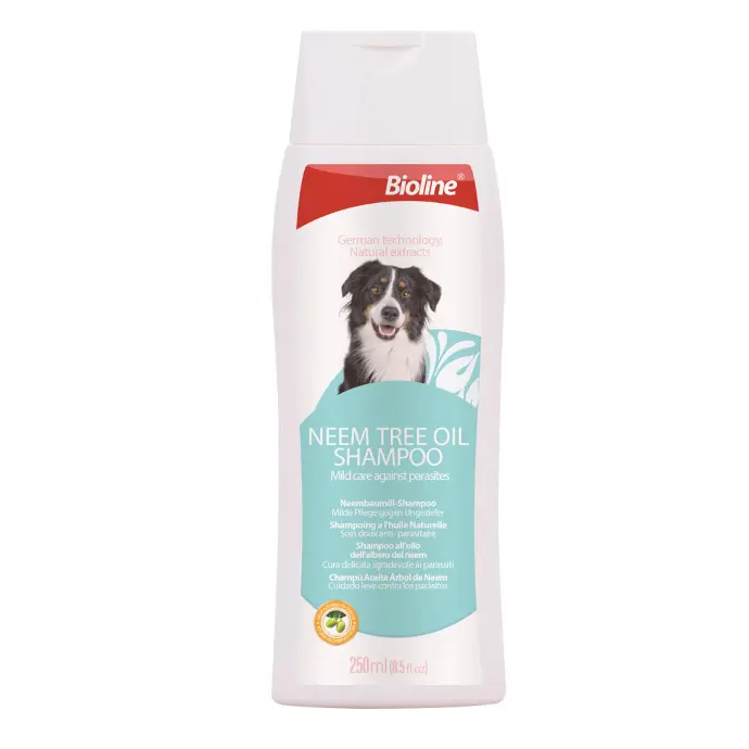 [6970117120097] Bioline Neem Tree Oil Anti-Parasite Dog Shampoo - 250ml
