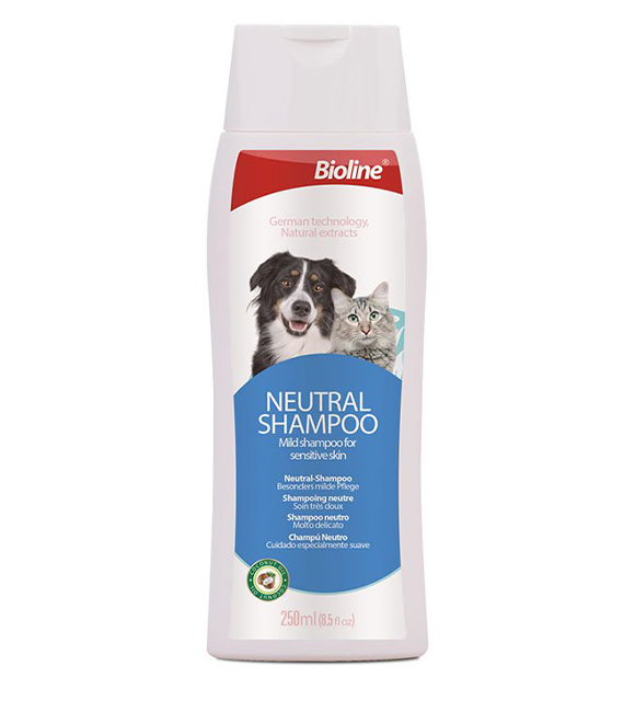 [6970117120066] Bioline Neutral pH Balanced Gentle Pet Shampoo - 250ml