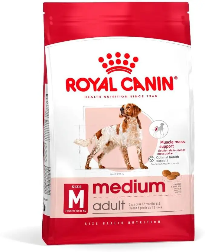 [RO286440] Royal Canin Medium Adult Dry Food Bag 15KG