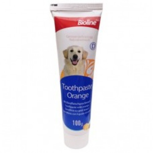 [6970117121018] Bioline Orange Flavor Oral Care Pet Toothpaste - 100g