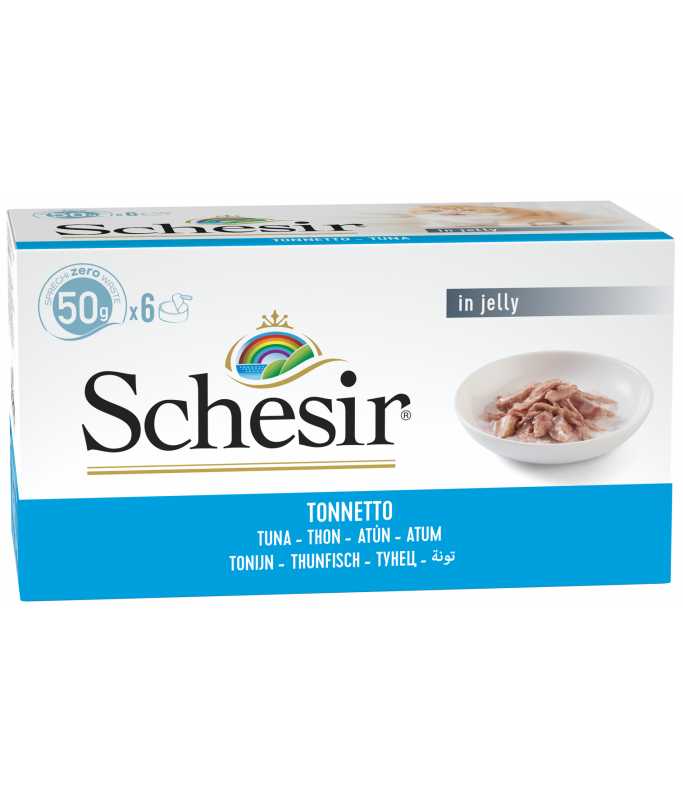 Schesir Wet Food Tuna Natural & Delicious Wet Cat Food Can 300g