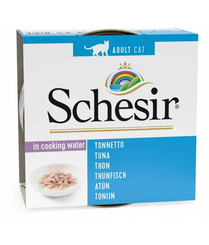 [C01064060] Schesir Wet Food Tuna Natural Style Pure & Wholesome Wet Cat Food Can 85g