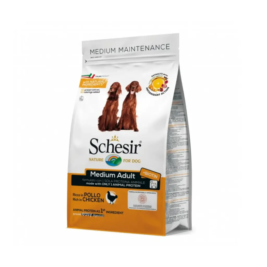 Schesir Adult Medium Maintenance with Lamb Dry Dog Food 12kg