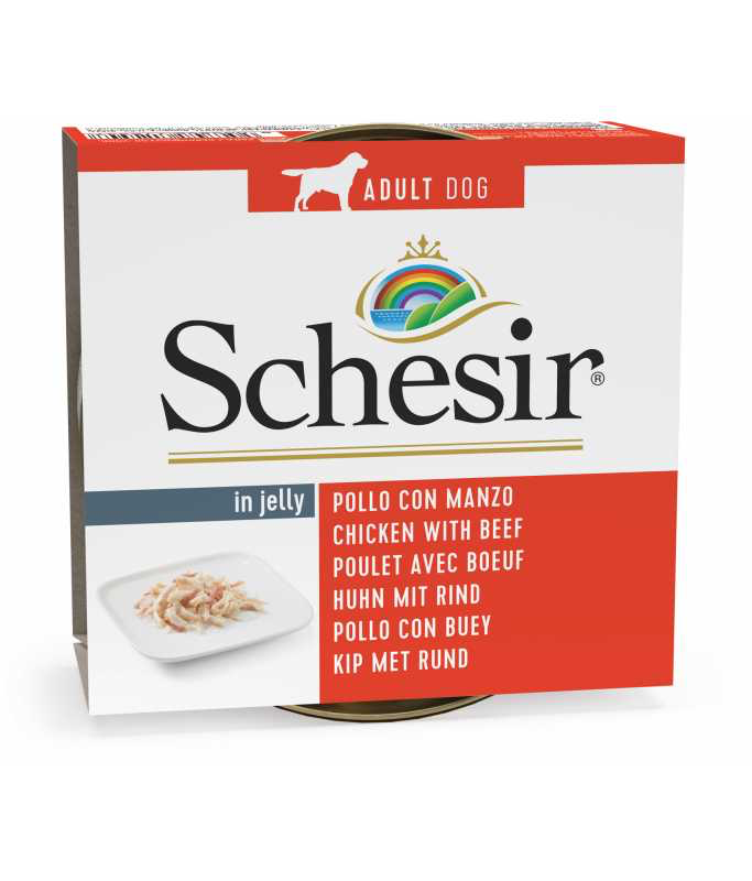 Schesir Dog Wet Food-Chicken Fillets With BeefWeight: 150g