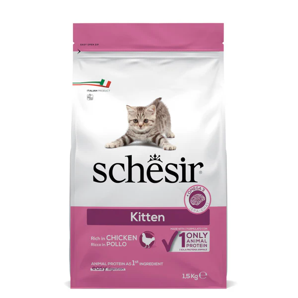 Schesir Dry Food Maintenance With Chicken-KittenWeight: 1.5kg