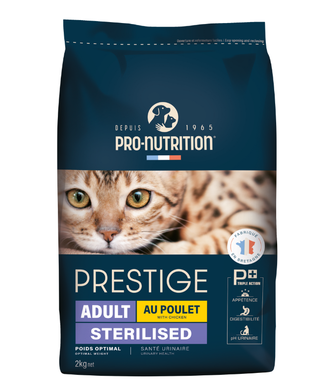 [203930C4] Pro Nutrition Prestige Adult Sterilised Chicken Dry Cat Food (2 kg)