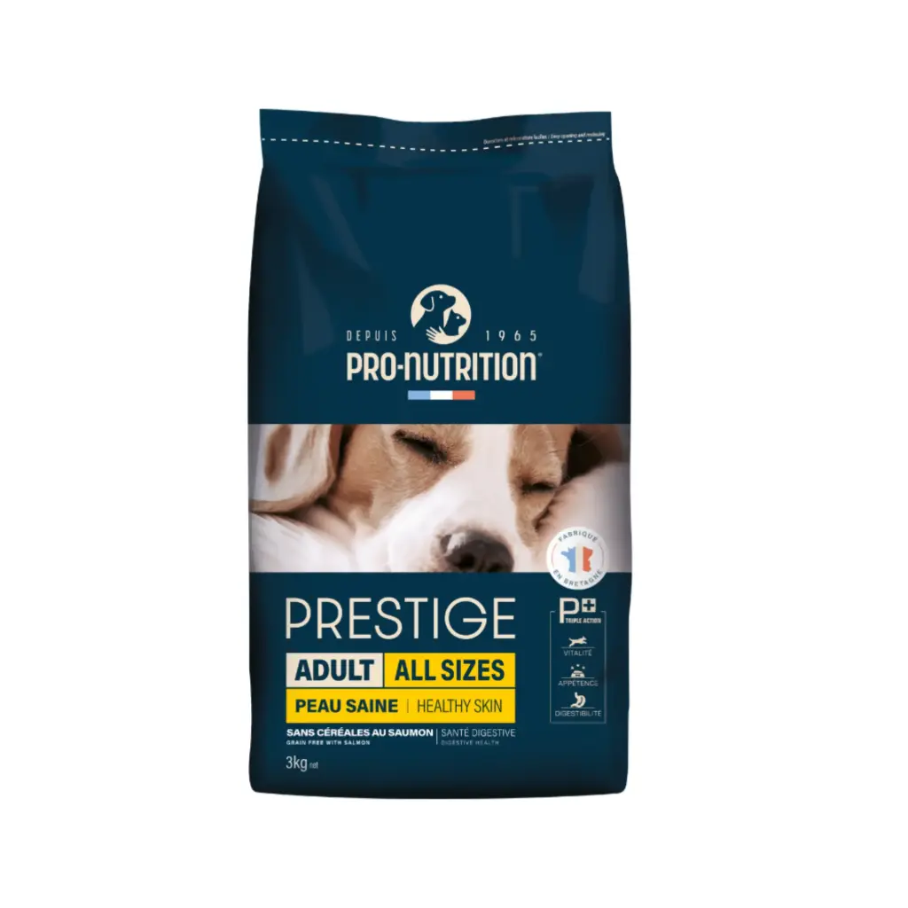Pro-Nutrition - Prestige Adult All Size Grain-Free Dry Dog Food - Healthy Skin Salmon (3 kg)