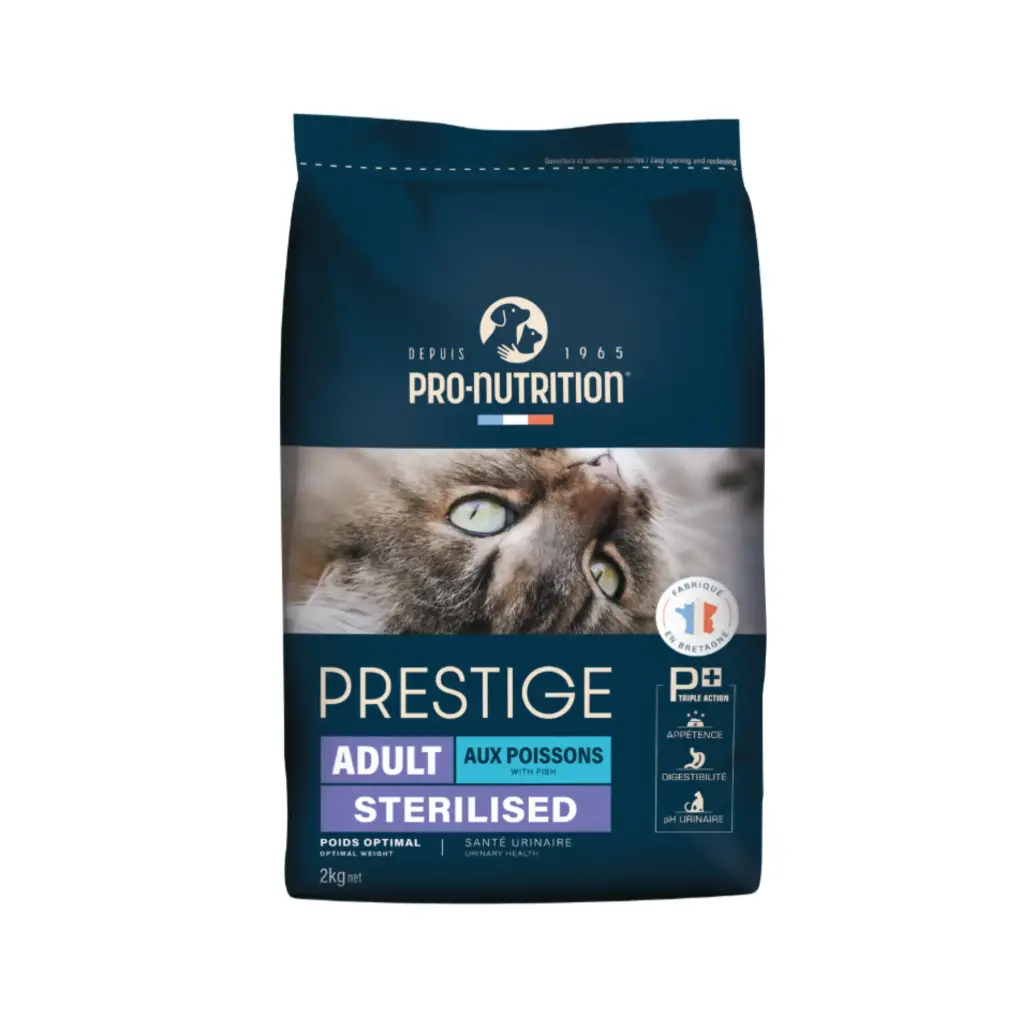 Pro nutrition Prestige Cat Adult Sterilised Fish 10Kg