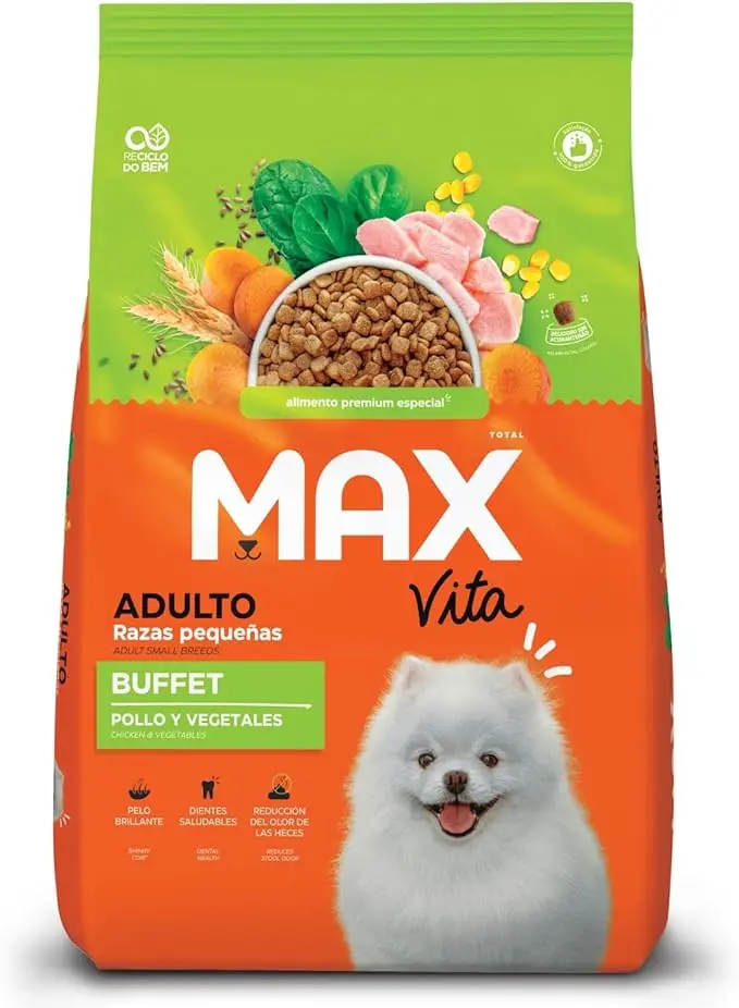 [7896588958382] Max Vita Small Breeds Dry Food Bag 3kg (3 kg)