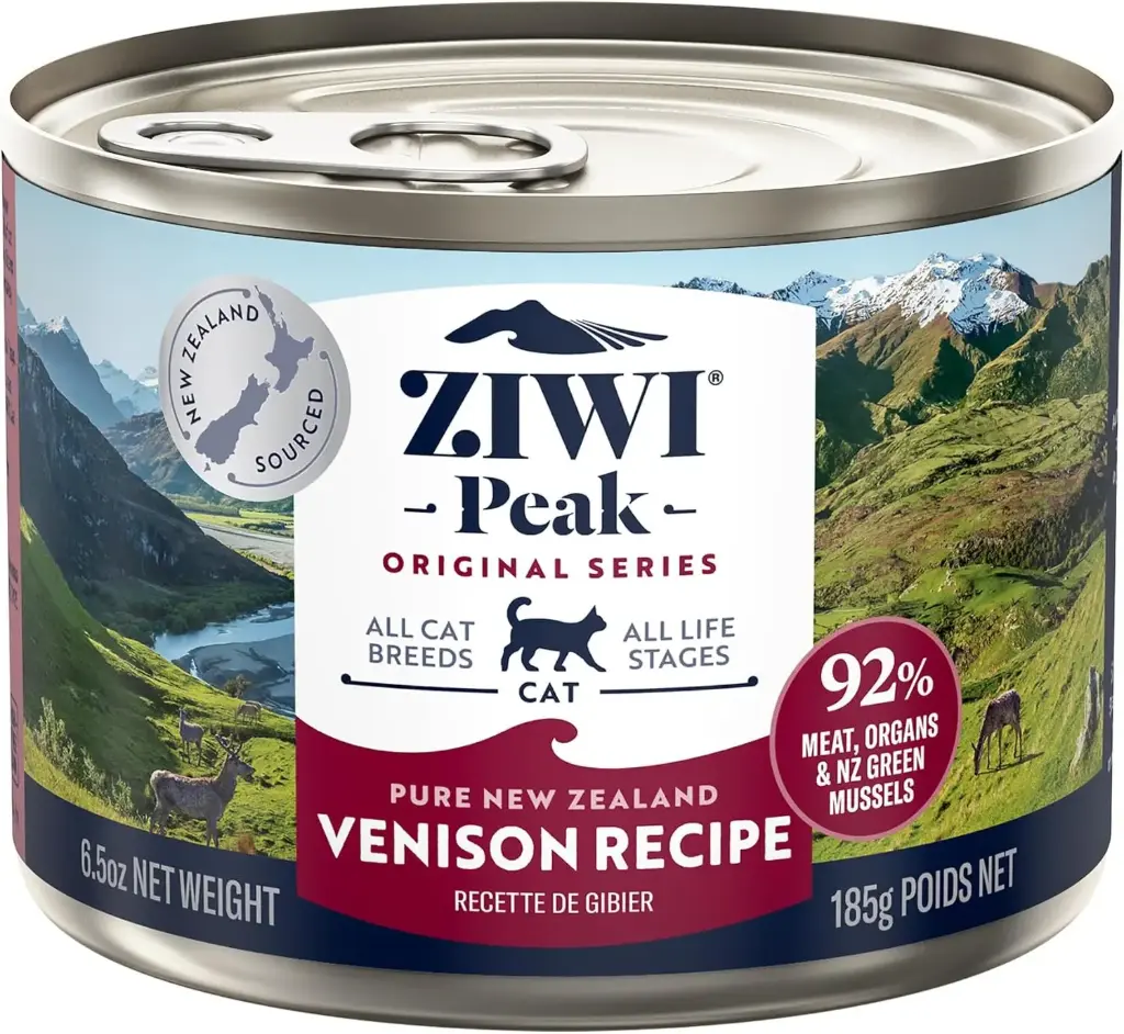 Ziwi Peak Venision Recipe Canned Cat Food 185g