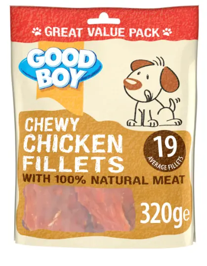 GoodboyChewyChickenFilletsValuePack320g