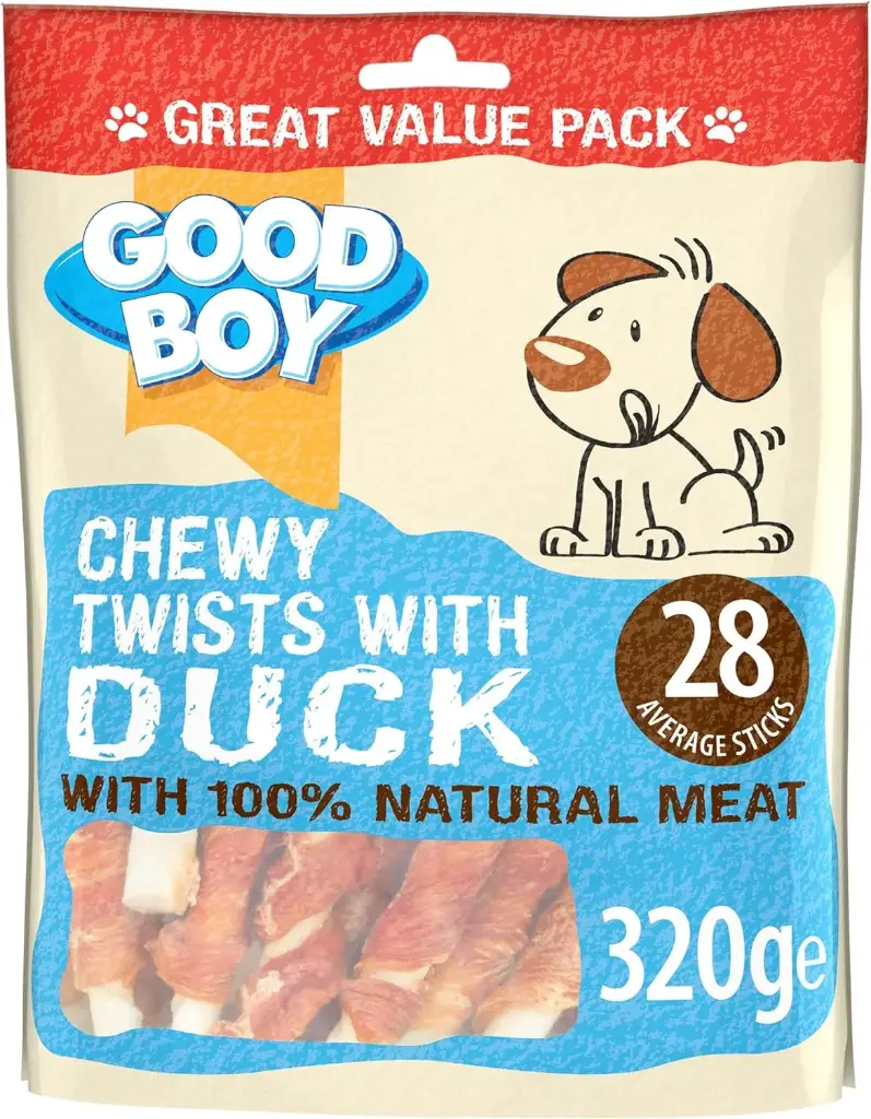 GoodboyChewyTwistwithDuckValuePack320g