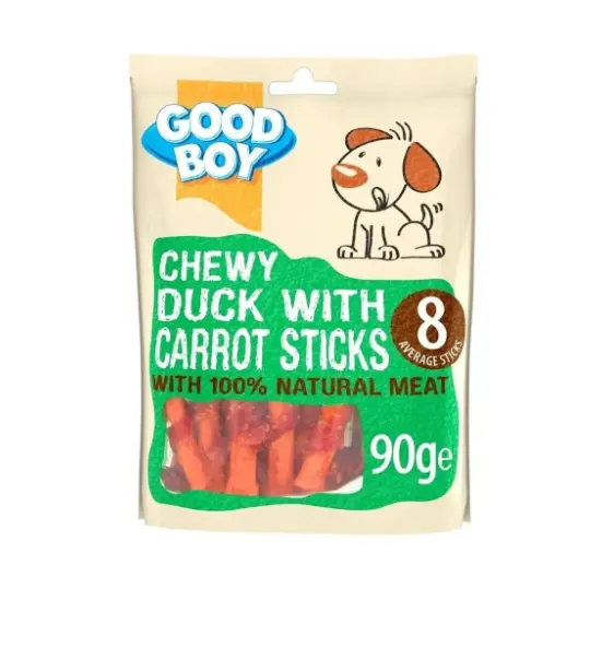 GoodboyChickenCarrotSticks90g