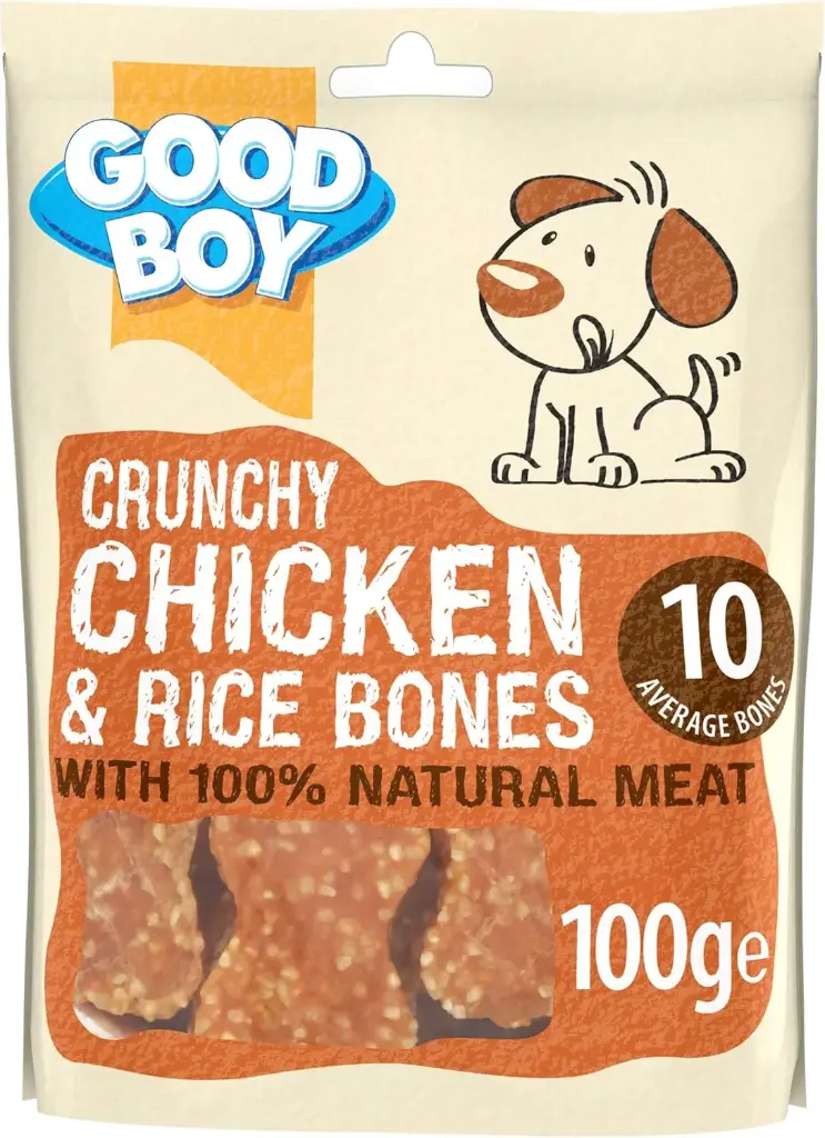 GoodboyCrunchyChicken&RiceBones100g