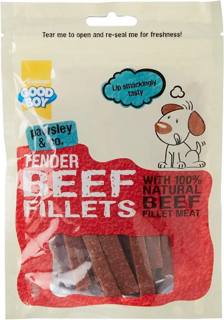 Good boy Tender Beef Fillets 90g