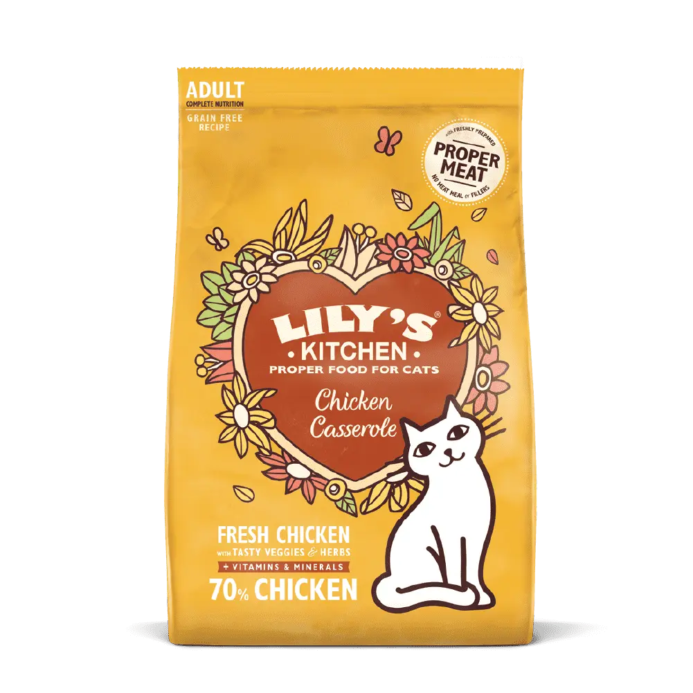 Lily's Kitchen Chicken Casserole Dry Food for Cats 2kg