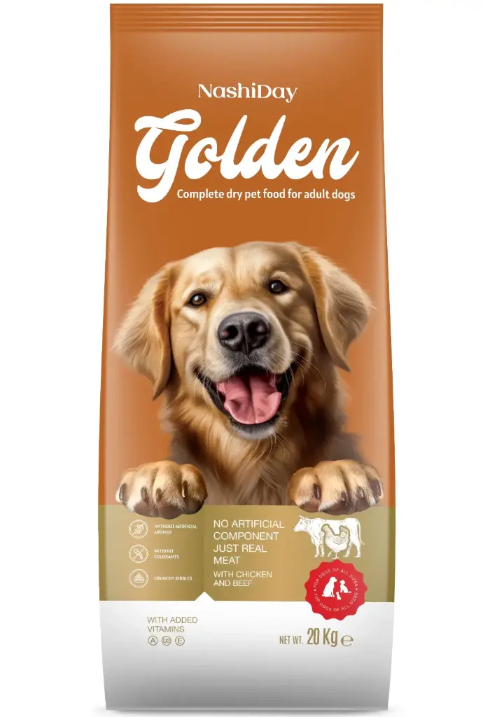 Golden Dog chicken and beef dry food