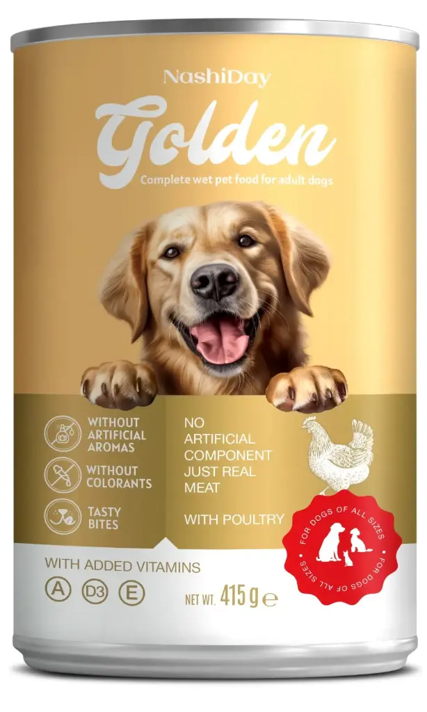 GoldenDogwetfoodchicken (415 g)