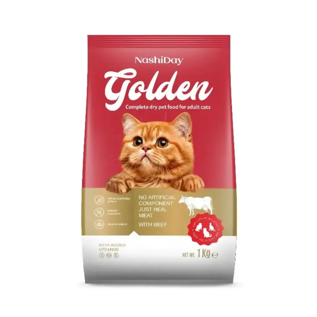 GoldenCatdryfoodbeef (1 kg)