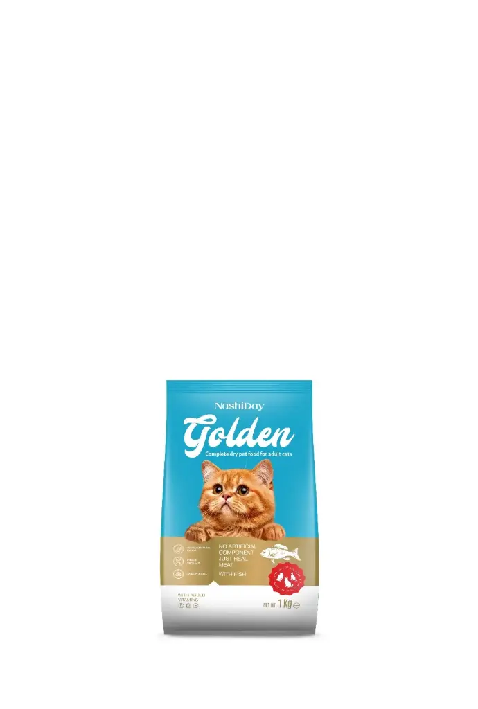 Golden Cat dry food fish