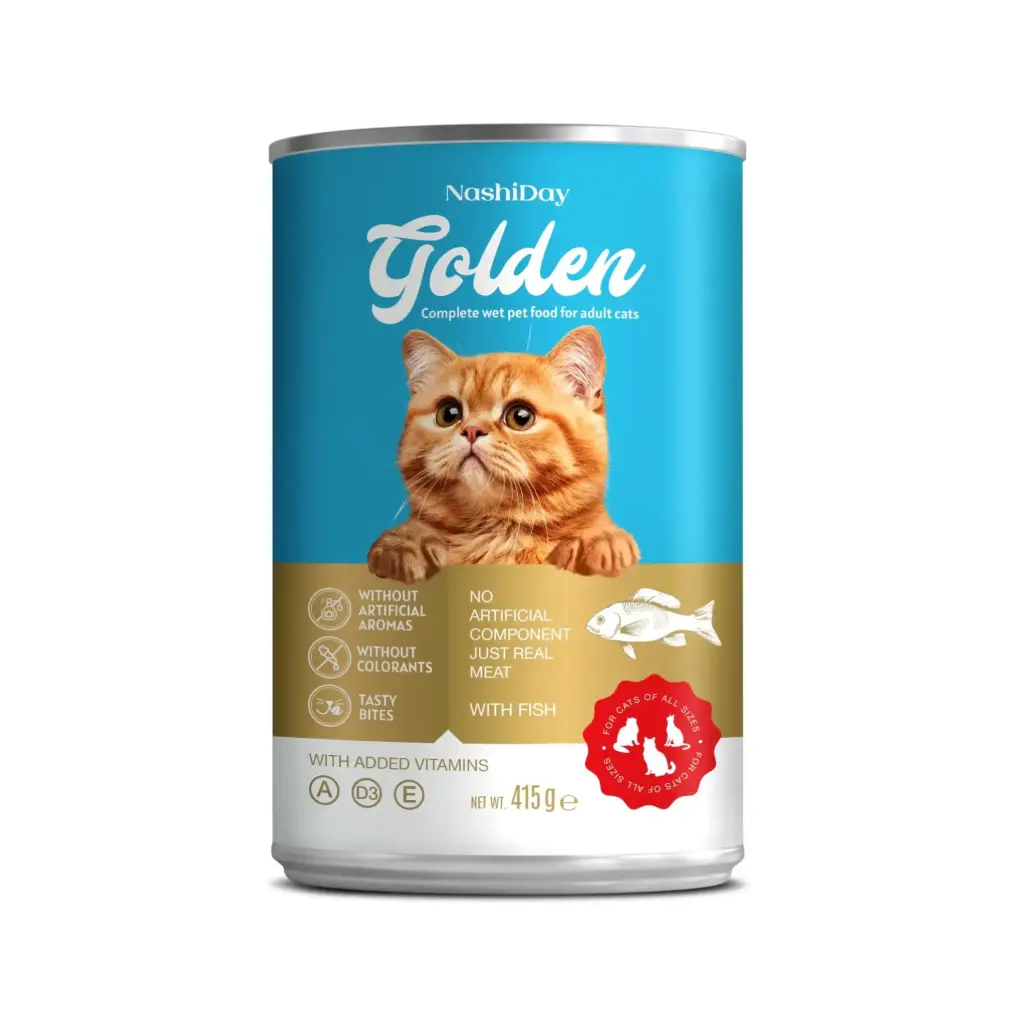 Golden Cat wet food fish 415g