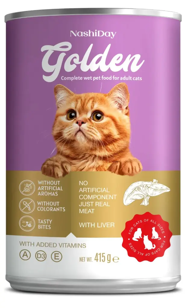 Golden Cat wet food liver 415 g