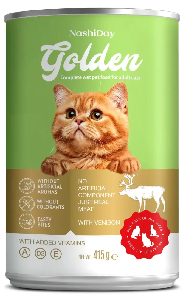 Golden Cat wet food venison 415 g