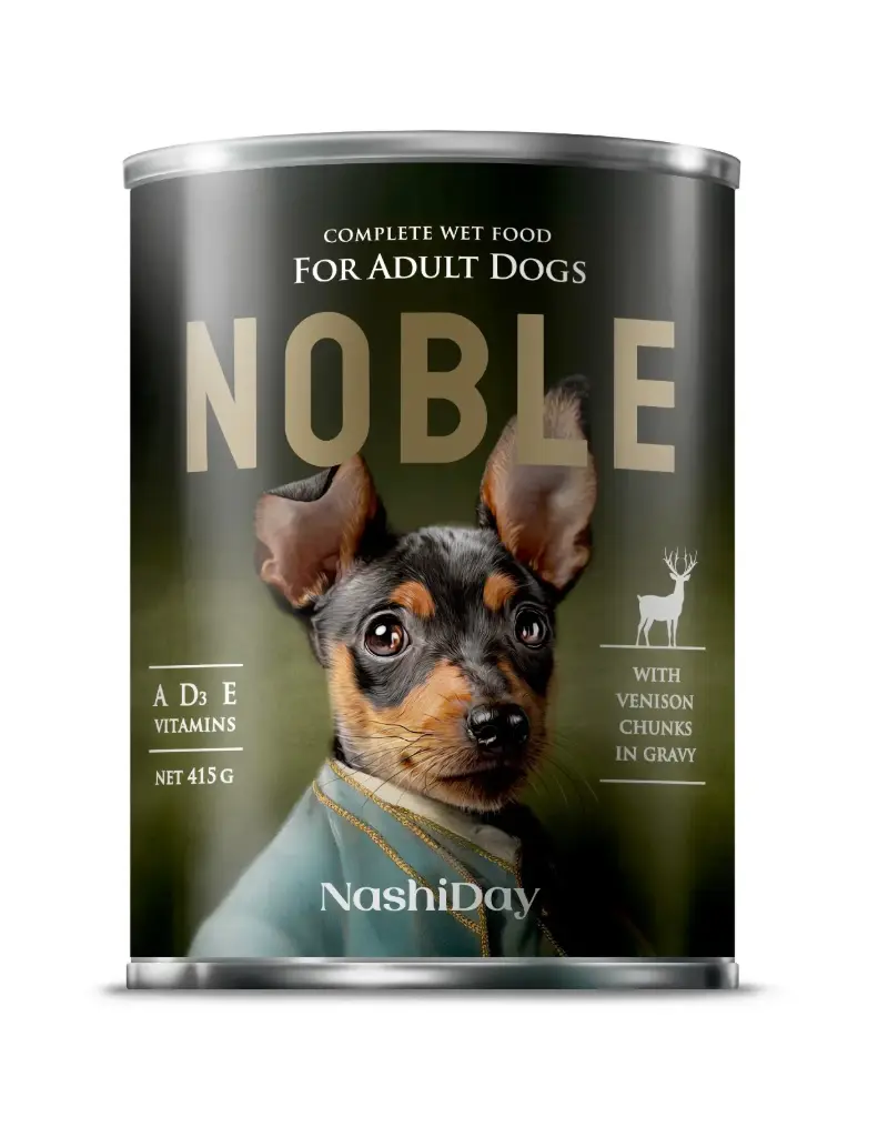 NobleDogwetfoodvenison415g