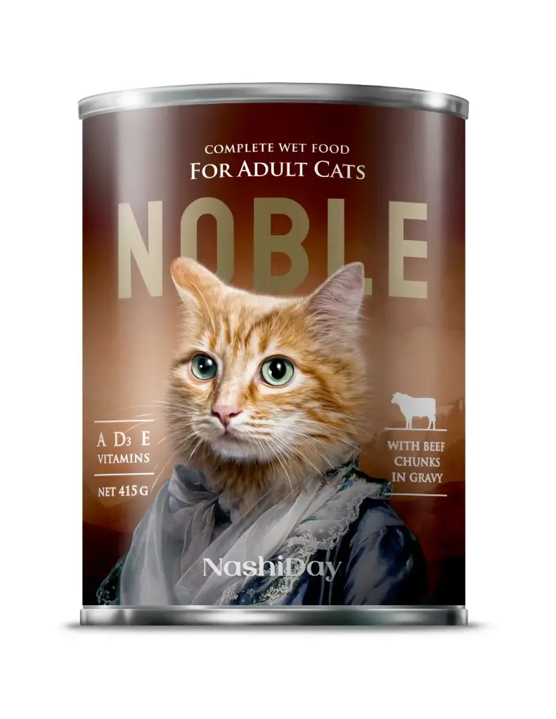 Noble Cat wet food beef 415g