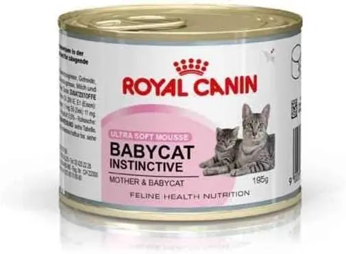 Royal Canin Feline Health Nutrition Mother & Babycat Mousse (Wet Food - Cans) 12 x 195 g