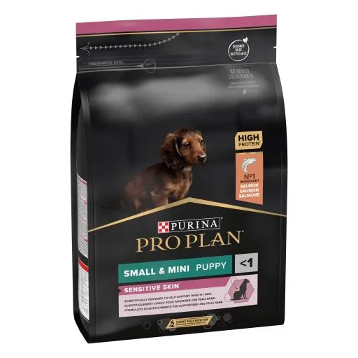 Purina Pro Plan - Small & Mini Puppy Sensitive Skin Dry Dog Food with Salmon